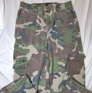 Almost Famous Camouflage Boyfriend Jeans